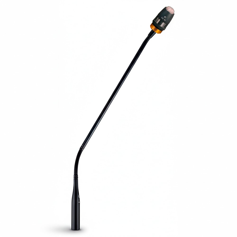 Kit Microfone Gooseneck GN50E Com Cápsula CK31 Condensador De Mesa