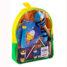 Kit Percussão Infantil Concert CK2A 6 Peças