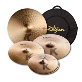 Kit Pratos Zildjian KP100 K Series Liga B20 Kit + Bag Luxo