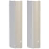 Kit Premium 2x Caixa De Som JBL  CBT 50LA-1 Vertical  Branca 