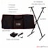 Kit Premium Acessórios Teclado 5/8 Linha CTX e PSR Bag + Suporte + Pedal