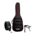Kit Premium Acessórios Violão Clássico Bag + Capotraste + Roldana + Correia