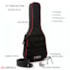 Kit Premium Acessórios Violão Folk Bag + Capotraste + Roldana + Correia