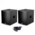 Kit Premium Caixas Subwoofer Attack VRF1510A + VRF1560 + Cabo + Conector