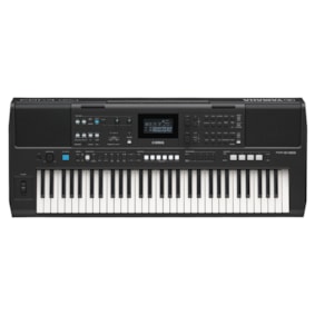 Kit Teclado Yamaha Arranjador PSR-E483 + Bag Estofada + Suporte Em X ST300