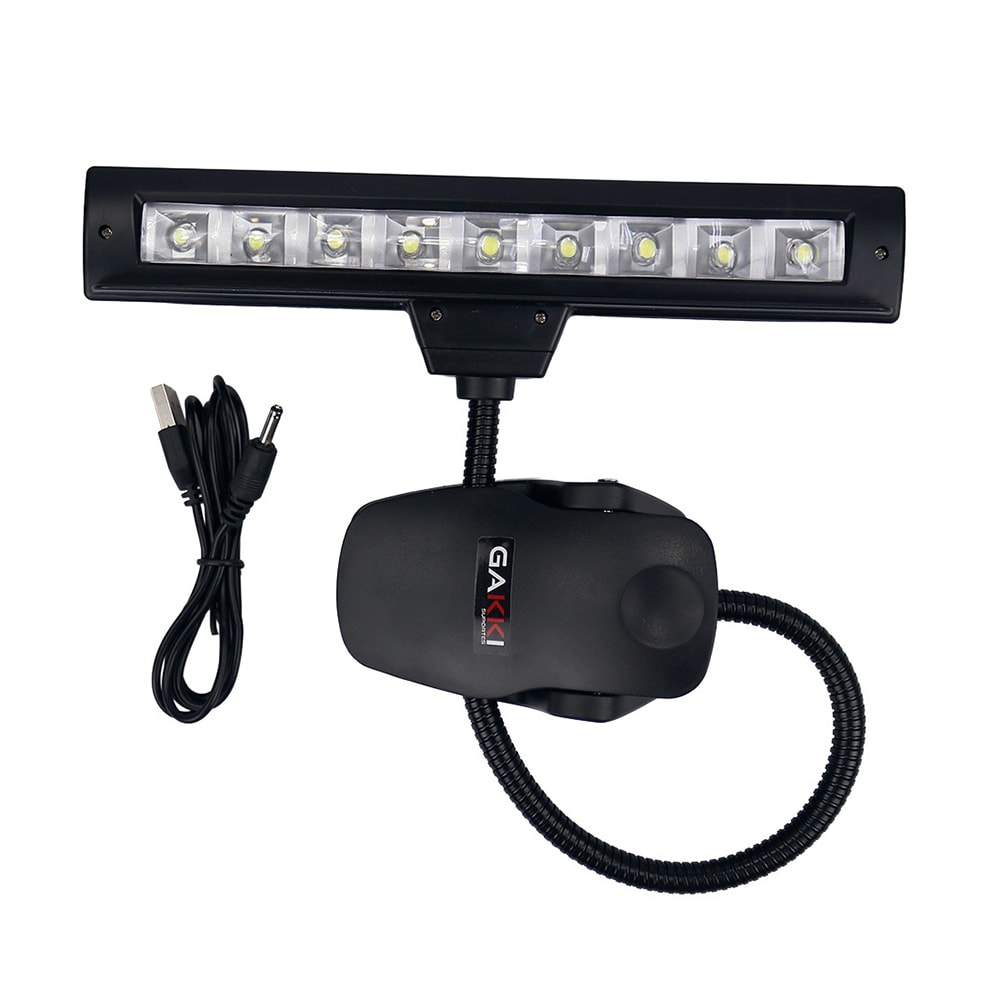 Luminária P/ Estante de Partitura Saty LMS-02 Haste Flexível 