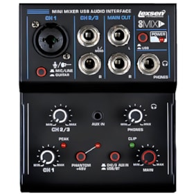 Mesa Analógica Lexsen GOMIX 1 De 1 Canal Com Interface USB e Bluetooth Mesa Analógica Lexsen GOMIX 1 De 1 Canal Com Interface USB e Bluetooth