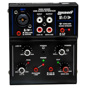 Mesa Analógica Lexsen GOMIX 1 De 1 Canal Com Interface USB e Bluetooth