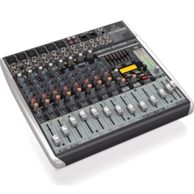 Mesa De Som Analógica Behringer Xenyx QX1222USB De 12 Canais