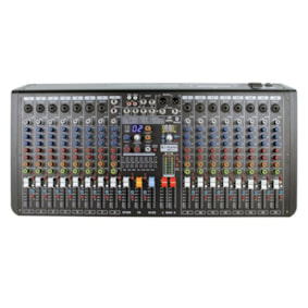 Mesa de Som Analógica K Audio MP16.2 de 16 Canais c/ Efeitos, USB e Bluetooth
