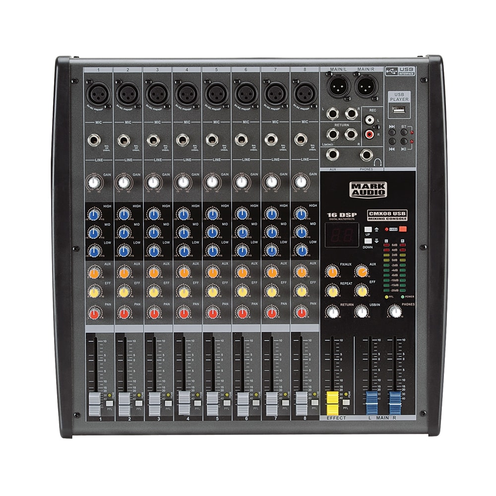Mesa de Som Yamaha MG06X de 6 Canais com Efeitos - Akustica Musical