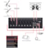 Mesa de Som Analógica Mark Audio CMX08 USB de 8 Canais com Efeitos e USB