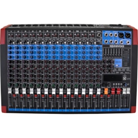 Mesa De Som Analógica Soundvoice Safira 14.14 Plus C/ Efeitoa e Bluetooth