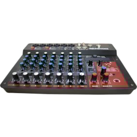 Mesa De Som Analógica Sounsvoice MC8 BT De 8 Canais C/ Efeitos e Bluetooth