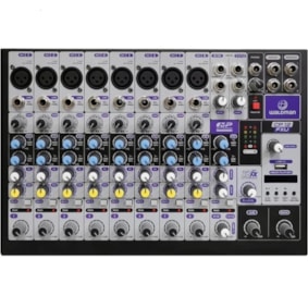 Mesa de Som Analógica Waldman CP12FXU de 12 Canais + USB e Bluetooth Mesa de Som Analógica Waldman CP12FXU de 12 Canais + USB e Bluetooth