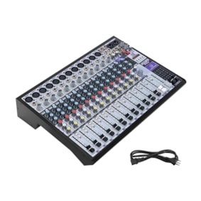 Mesa de Som Analógica Waldman CPP16FXU de 16 Canais + USB e Bluetooth Mesa de Som Analógica Waldman CPP16FXU de 16 Canais + USB e Bluetooth