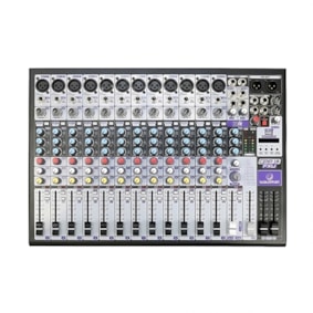 Mesa de Som Analógica Waldman CPP16FXU de 16 Canais + USB e Bluetooth Mesa de Som Analógica Waldman CPP16FXU de 16 Canais + USB e Bluetooth