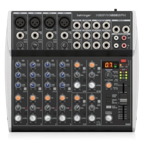 Mesa de Som Behringer Xenyx 1202SFX de 12 Canais com Efeitos e USB Interface