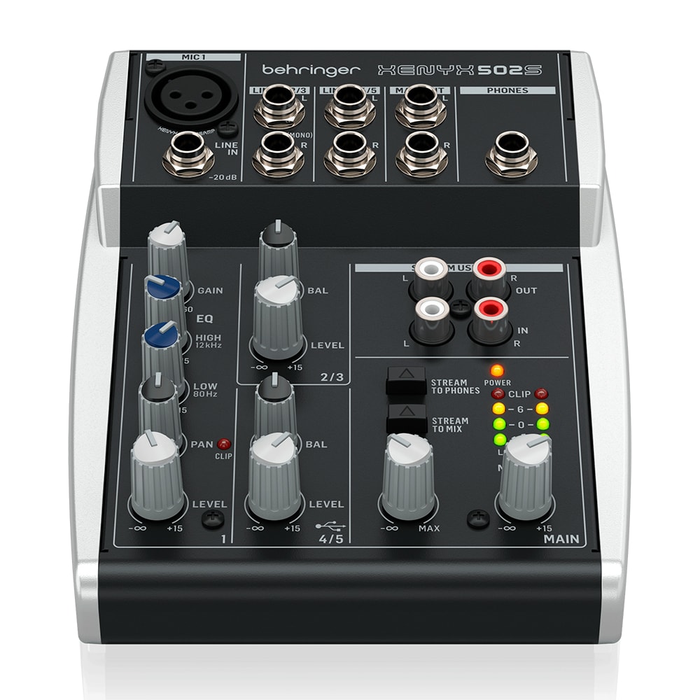 Mesa de Som Analógica Behringer Xenyx 1202FX de 12 Canais