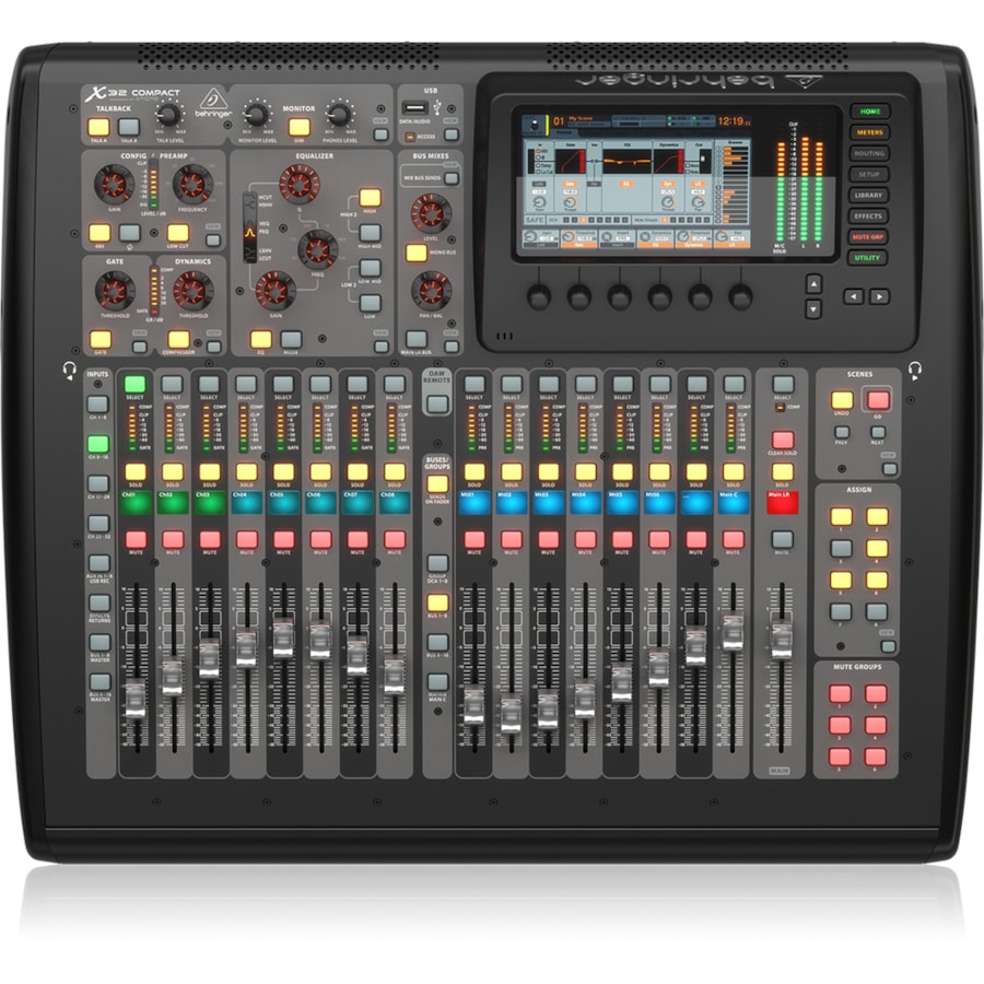 Mesa de Som Digital Behringer X32 Compact de 22 Canais Mesa de Som Digital Behringer X32 Compact de 22 Canais