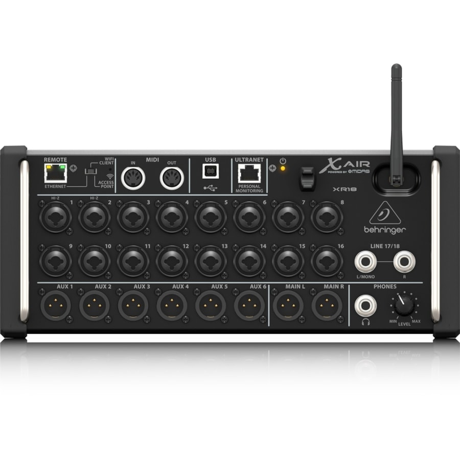 Mesa de Som Digital Behringer XR18 de 18 Canais Mesa de Som Digital Behringer XR18 de 18 Canais