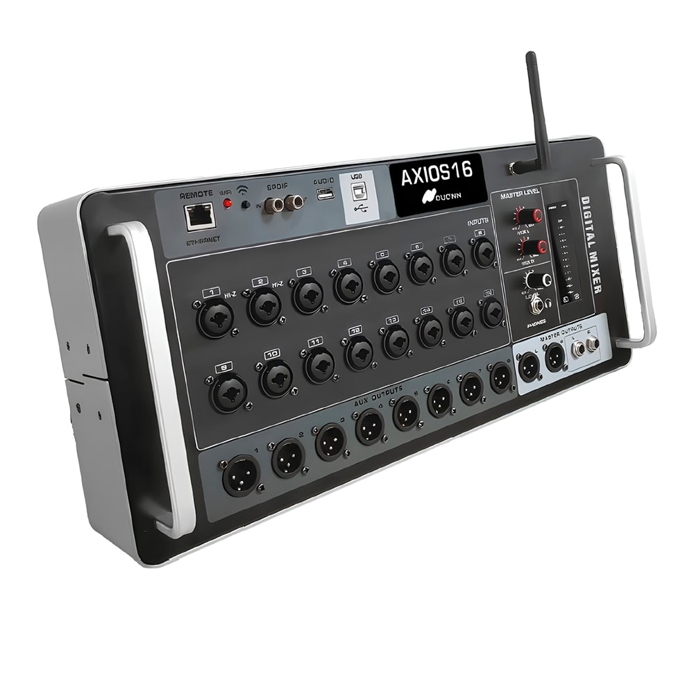 Mesa De Som Digital Duonn Axios 16 Padrão Rack C/ 16 Canais