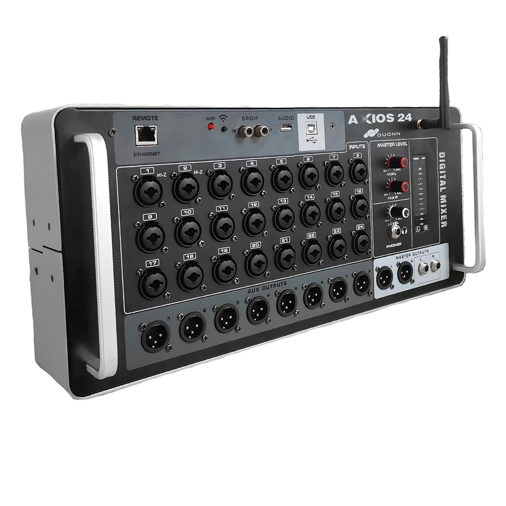 Mesa De Som Digital Duonn Axios 24 Padrão Rack C/ 24 Canais