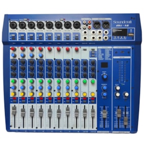 Mesa de Som Soundcraft MI12 de 12 Canais com Efeitos e Interface USB