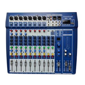 Mesa de Som Soundcraft MI12 de 12 Canais com Efeitos e Interface USB