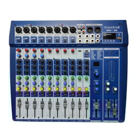Mesa de Som Soundcraft MI12 de 12 Canais com Efeitos e Interface USB Mesa de Som Soundcraft MI12 de 12 Canais com Efeitos e Interface USB