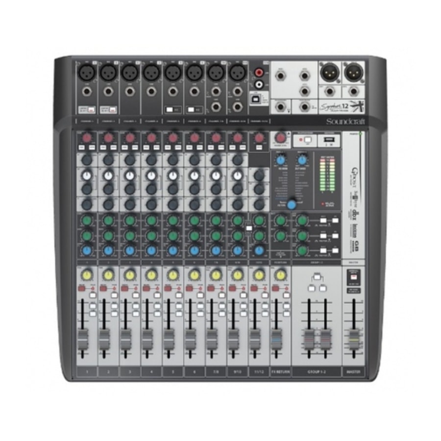 Mesa de Som Soundcraft Signature 12 MTK de 12 Canais