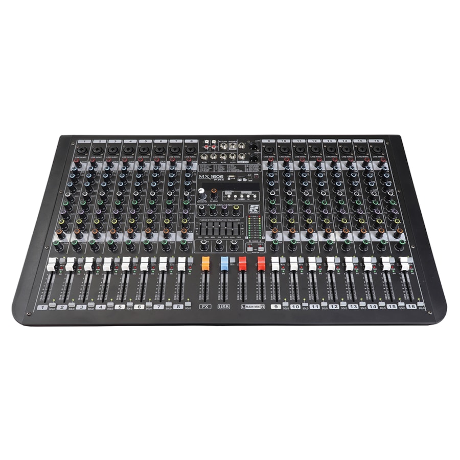 Mesa de Som Staner MX1606FX com Efeitos, Conexão USB e Bluetooth Mesa de Som Staner MX1606FX com Efeitos, Conexão USB e Bluetooth