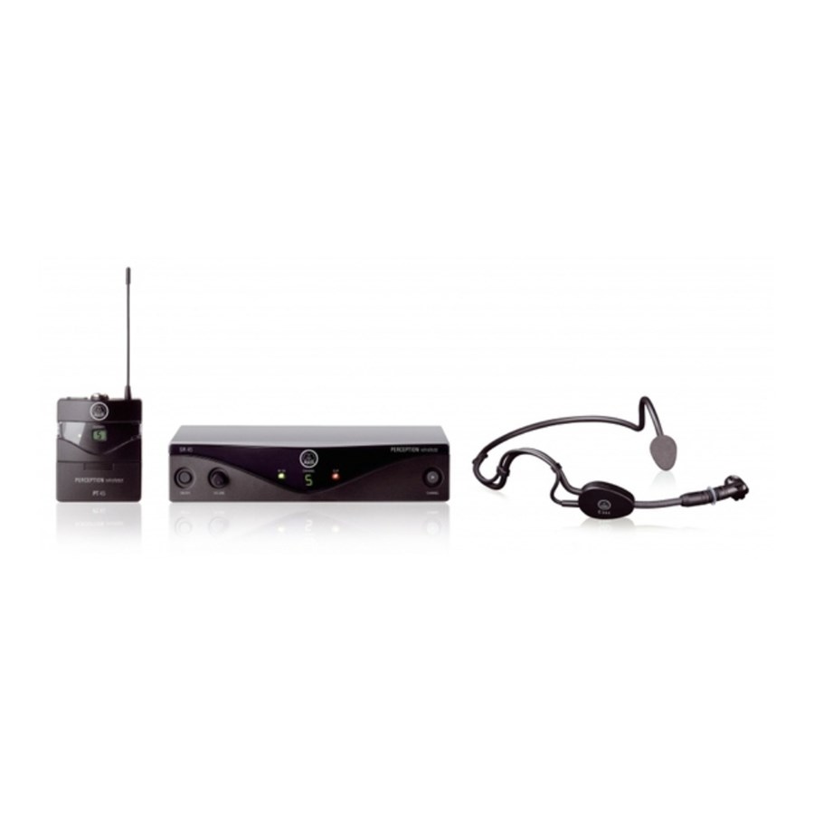 Microfone AKG Perception 45 Wireless UHF de Cabeça