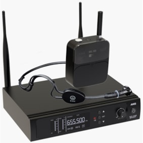 Microfone AKG WP300 Sport Sem Fio Headset UHF Microfone AKG WP300 Sport Sem Fio Headset UHF