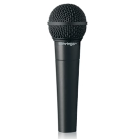 Microfone Behringer XM8500 Simples de Mão Com Fio
