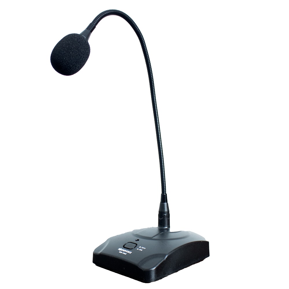 Microfone Com Fio Soundvoice Gooseneck MM100X C/ Phantom Power