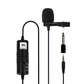Microfone de Lapela JBL CSLM20B Condensador Omnidirecional C/ Bateria