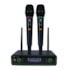 Microfone Duplo Sem Fio Kadosh K422M de Mão - Recarregável Microfone Duplo Sem Fio Kadosh K422M de Mão - Recarregável