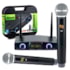 Microfone Duplo Sem Fio Karsect KRD200DR de Mão - Recarregável Microfone Duplo Sem Fio Karsect KRD200DR de Mão - Recarregável