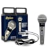 Microfone Dylan DLS-8 De Mão Com Fio Silver