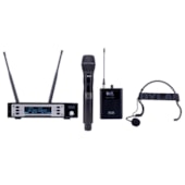 Produto Microfone Dylan Sem Fio D-9005 S Duplo Headset e De Mão