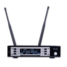 Microfone Dylan Sem Fio D9001TB Simples De Mão C/ Talkback 