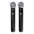 Microfone Kadosh KDSW 382M UHF Duplo de Mão Sem Fio  Microfone Kadosh KDSW 382M UHF Duplo de Mão Sem Fio