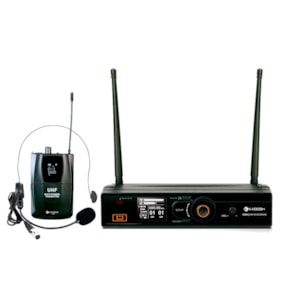 Microfone Kadosh Sem Fio K501H Headset/Lapela UHF