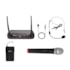 Microfone Lexsen LM-258U Kit UHF de Mão/Headset/Lapela Sem Fio Microfone Lexsen LM-258U Kit UHF de Mão/Headset/Lapela Sem Fio