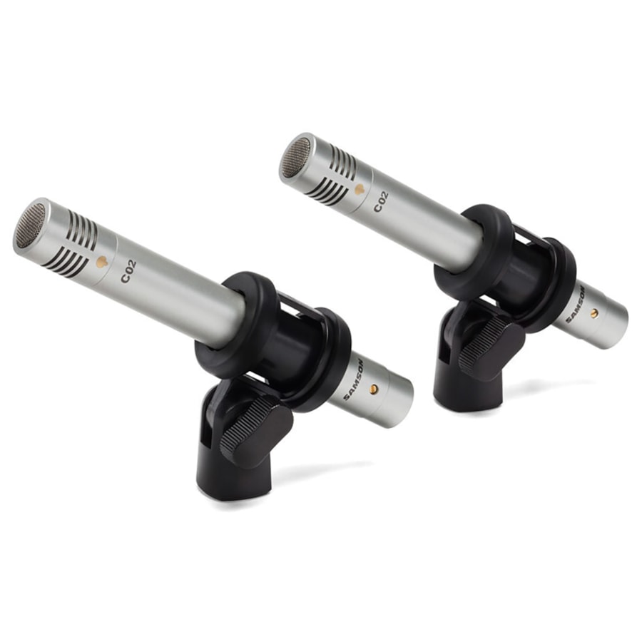 Microfone Samson C02 Condensador - Par Microfone Samson C02 Condensador - Par