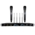Microfone Sem Fio Dylan QS-10 M2 Rack Duplo De Mão