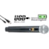 Microfone Sem Fio Karsect KRD200R Simples Mão Recarregável