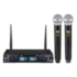Microfone Sem Fio Karsect KS248DR Single Duplo de Mão Recarregável