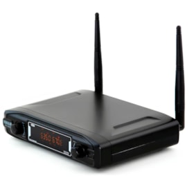 Microfone Sem Fio Vokal VS148DMH Duplo Mão e Headset